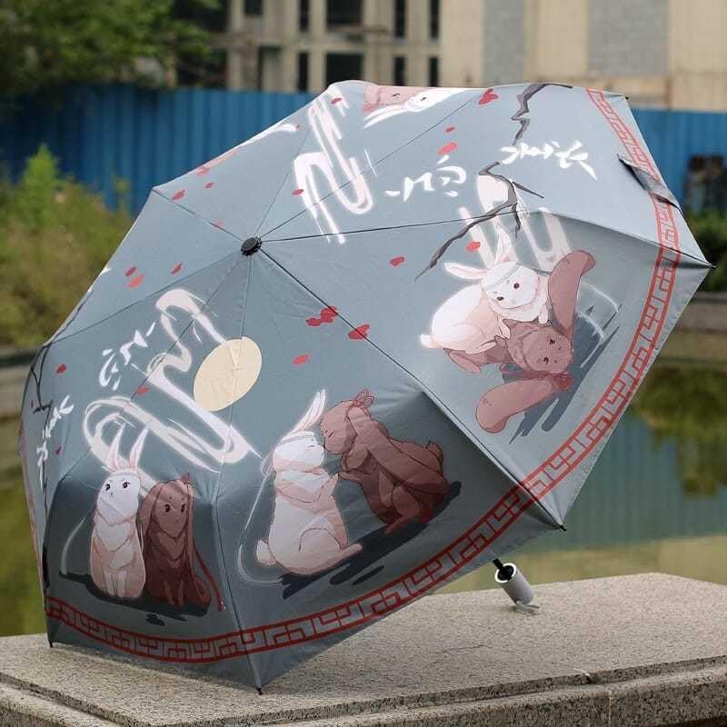 Amazon | UDIE(みよ) 陳情令 折りたたみ傘 UVカット 完全遮光 防